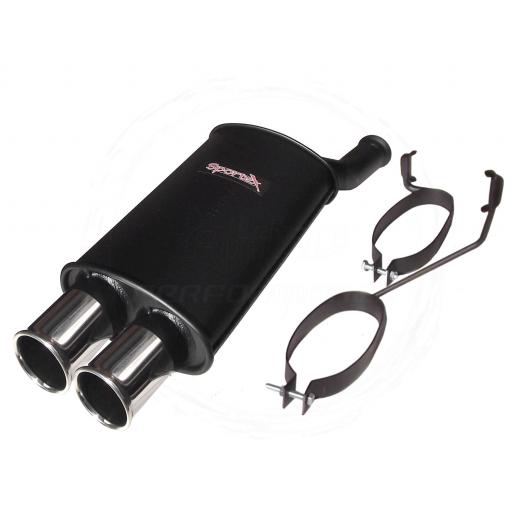 Sportex Peugeot 206 GTi 2.0i performance exhaust back box 1999-2007 T3