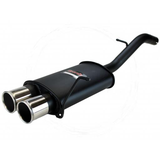 Sportex Ford Fiesta exhaust back box 1.25i, 1.3i, 1.4i 2002-2008 T3