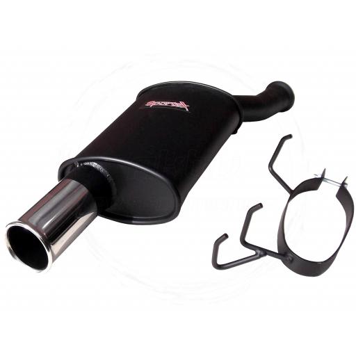 Sportex Peugeot 106 exhaust back box 1996-2000 S3