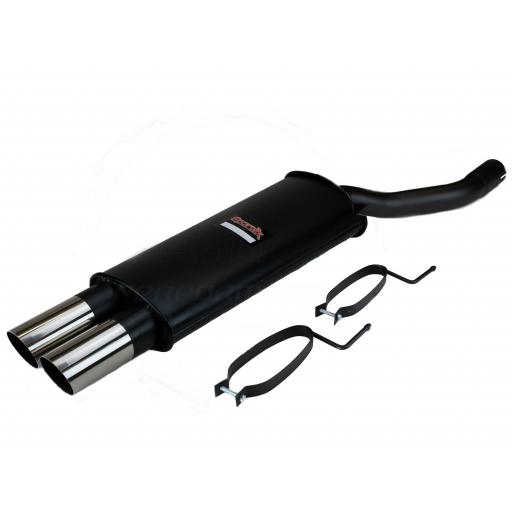 Sportex BMW 3 series performance exhaust back box E46 320i, 328i TJ