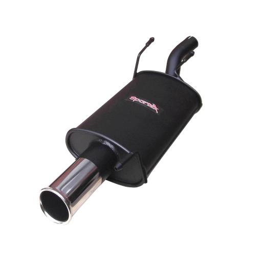 Sportex Ford Fiesta performance exhaust back box 1.25 1.3 1995-2002 S3