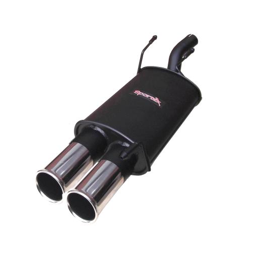 Sportex Ford Fiesta performance exhaust back box 1.25 1.3 1995-2002 T3