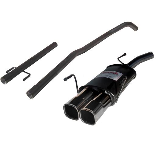 Sportex Vauxhall Corsa C 1.0i Race Tube exhaust system 2000-2006 TSQ