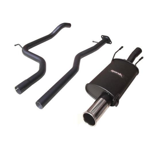 Sportex Ford Fiesta mk5 performance exhaust system 1.6i Zetec S S3