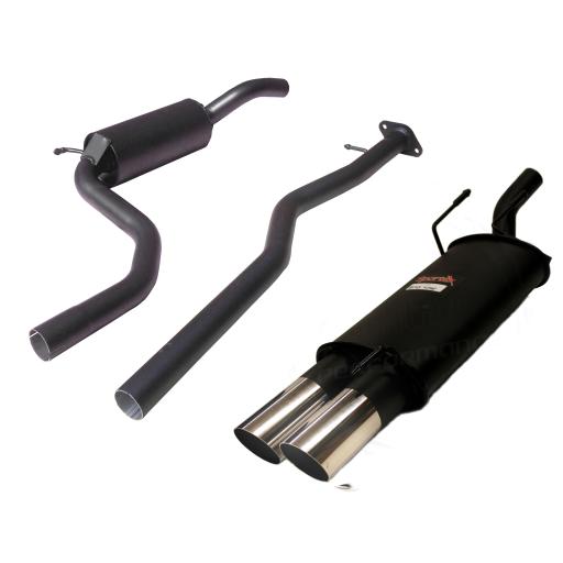 Sportex Ford Fiesta mk5 performance exhaust system 1.6i Zetec S TJ