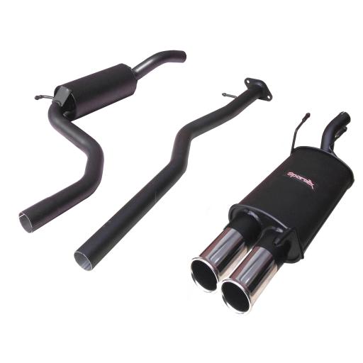 Sportex Ford Fiesta mk5 performance exhaust system 1.6i Zetec S T3