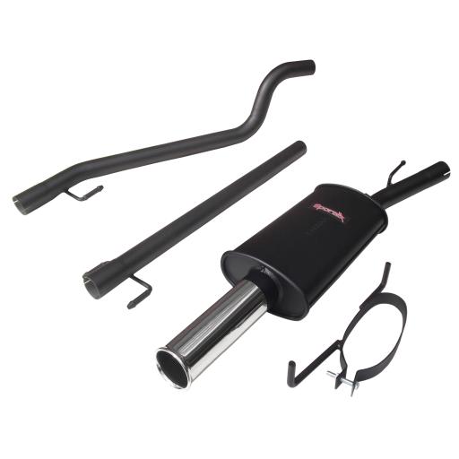 Sportex Vauxhall Astra mk4 coupe Race Tube exhaust system 2000-2005 S3